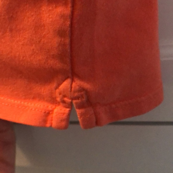 Girls’ Lands End Orange Shorts - Picture 3 of 5